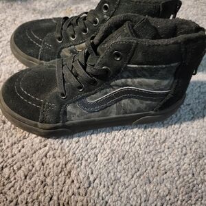 Vans Kids Black Camo High-Top Sneakers